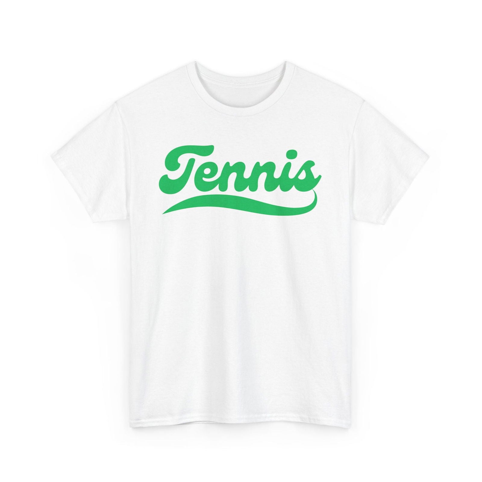 TENNIS 1 (White-Green) - Tennis Basic Tee - GRANDSLAM PH