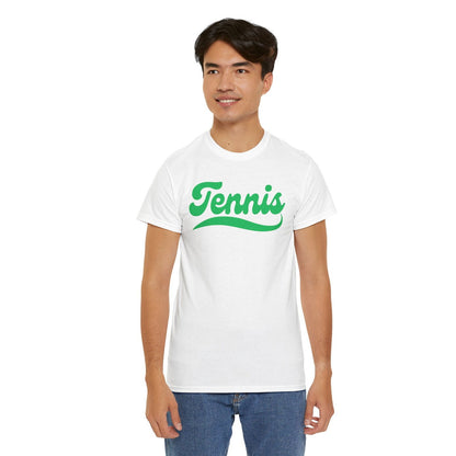 TENNIS 1 (White-Green) - Tennis Basic Tee - GRANDSLAM PH