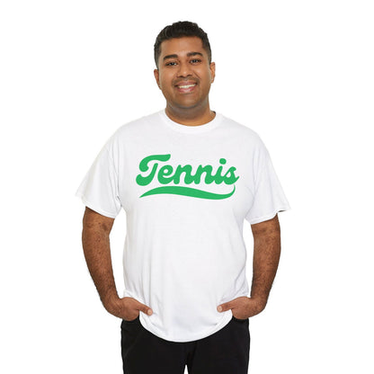 TENNIS 1 (White-Green) - Tennis Basic Tee - GRANDSLAM PH