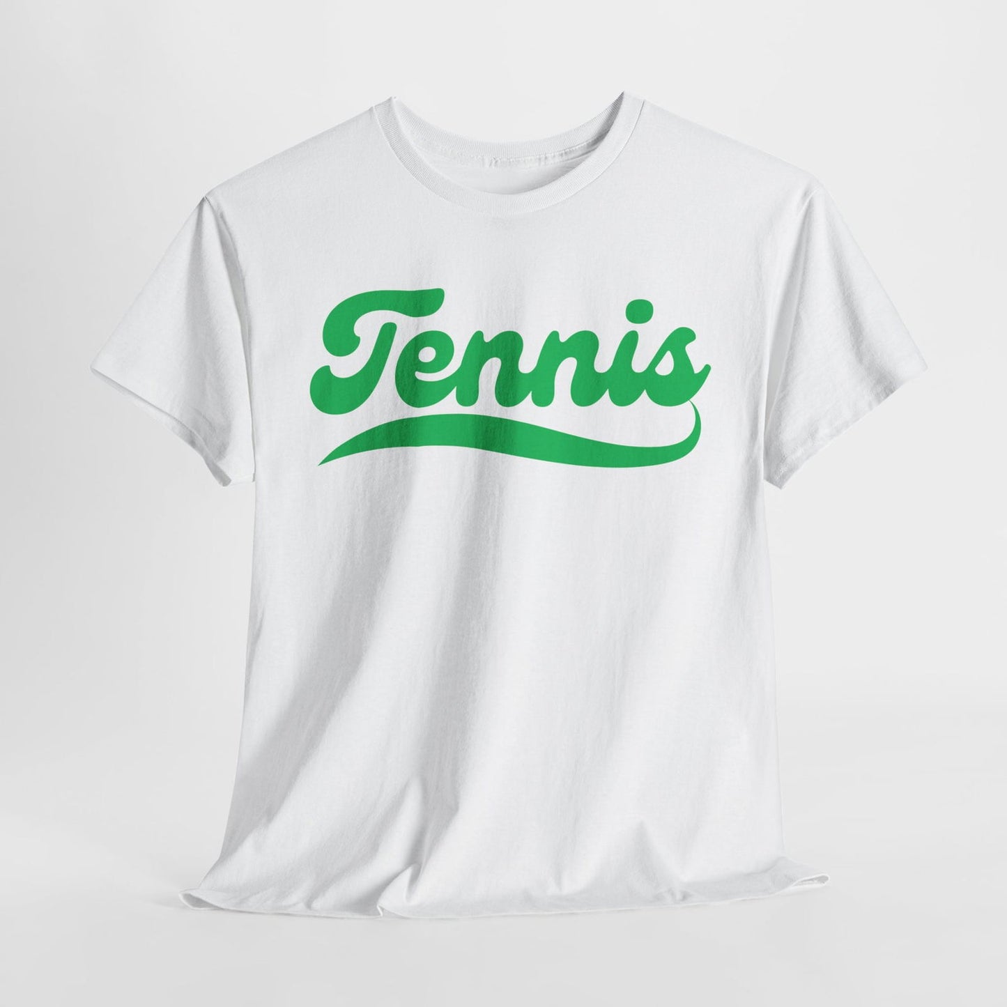 TENNIS 1 (White-Green) - Tennis Basic Tee - GRANDSLAM PH