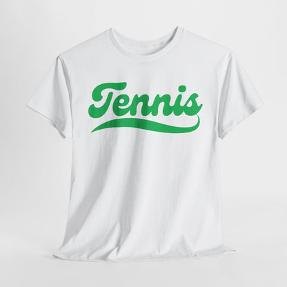 TENNIS 1 (White-Green) - Tennis Basic Tee - GRANDSLAM PH