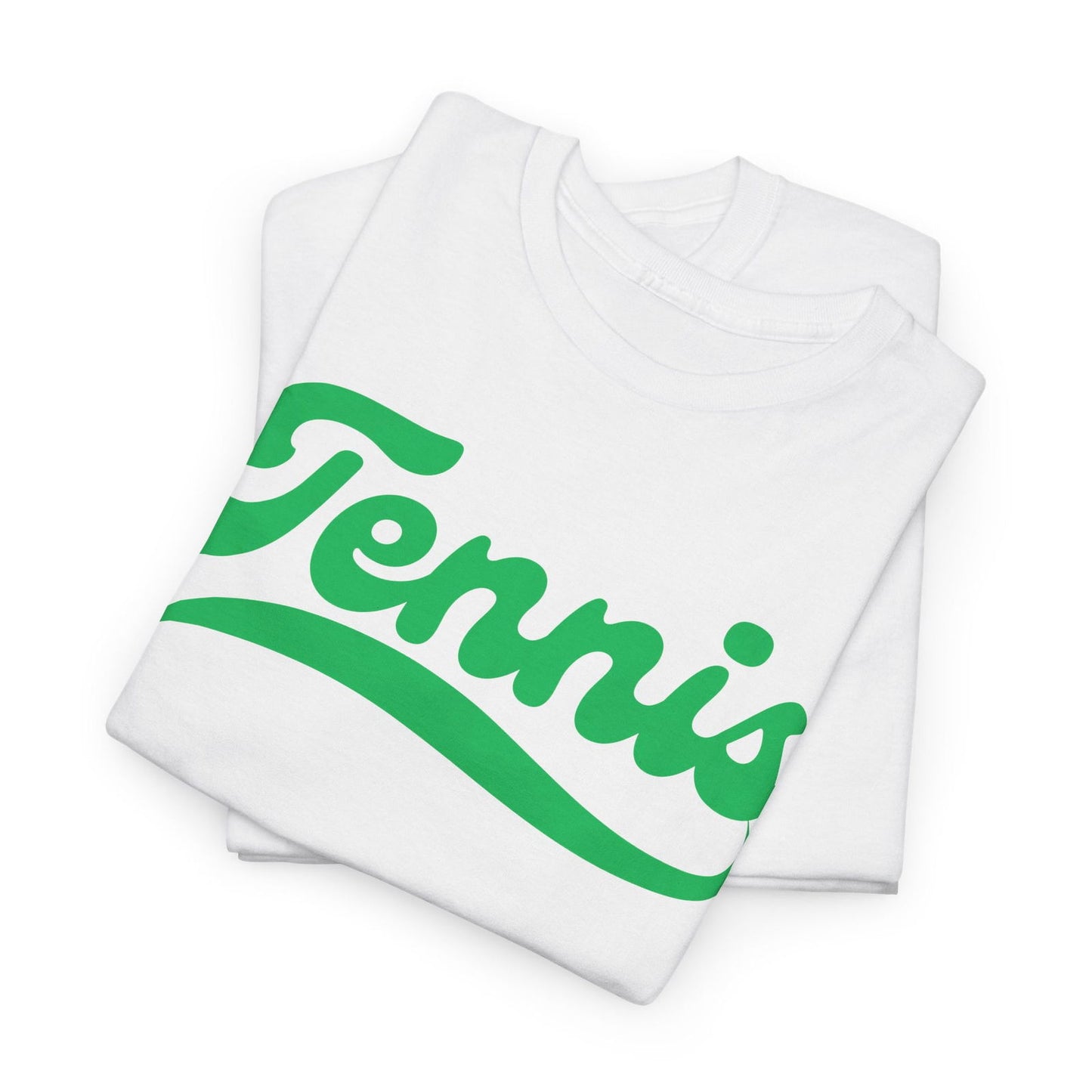 TENNIS 1 (White-Green) - Tennis Basic Tee - GRANDSLAM PH