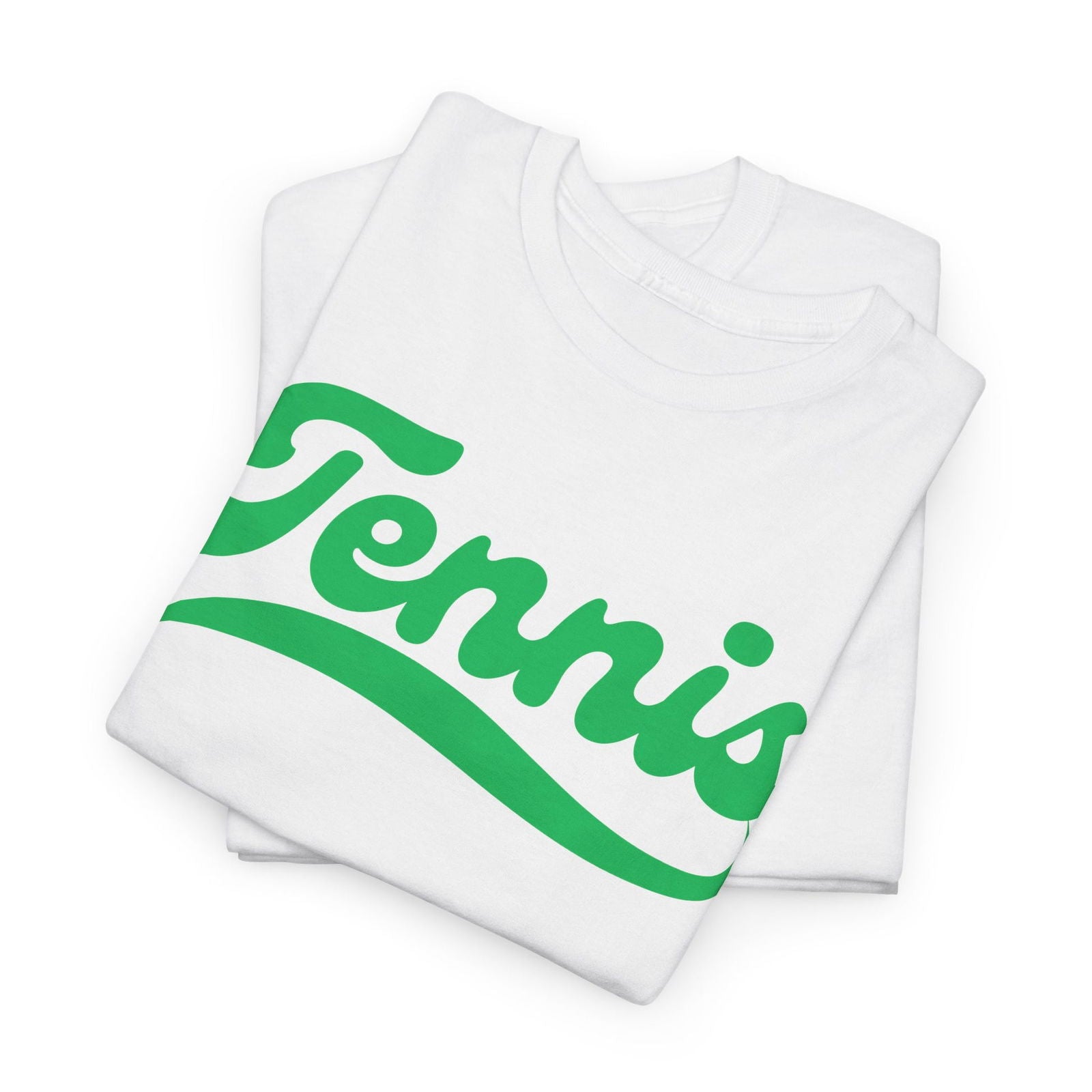 TENNIS 1 (White-Green) - Tennis Basic Tee - GRANDSLAM PH