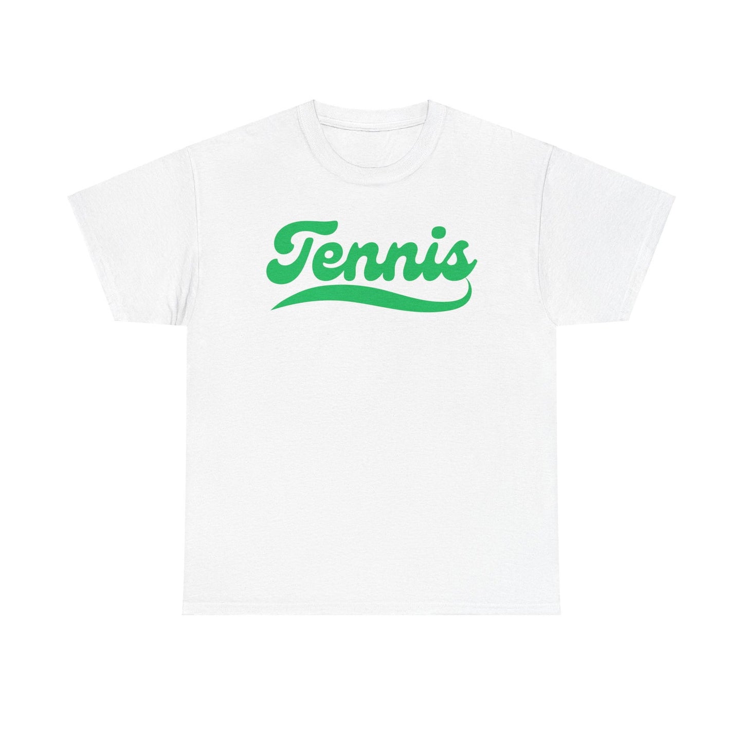 TENNIS 1 (White-Green) - Tennis Basic Tee - GRANDSLAM PH