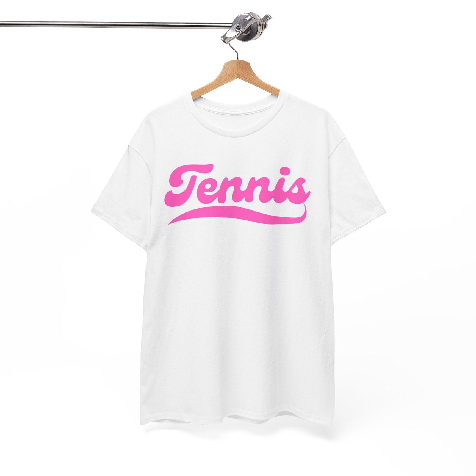 TENNIS 1 (White-Pink) - Tennis Basic Tee - GRANDSLAM PH