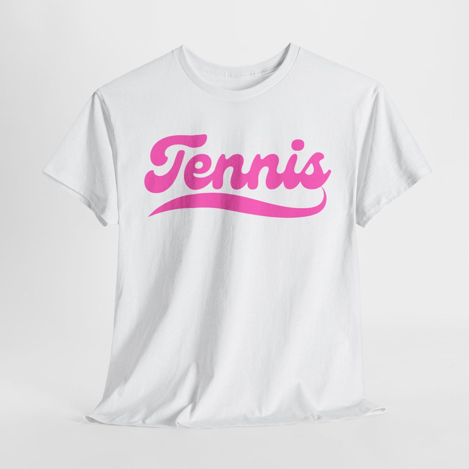 TENNIS 1 (White-Pink) - Tennis Basic Tee - GRANDSLAM PH