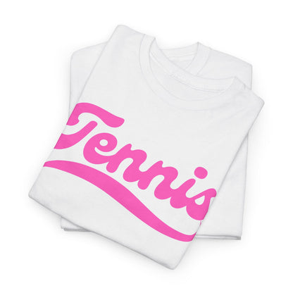 TENNIS 1 (White-Pink) - Tennis Basic Tee - GRANDSLAM PH
