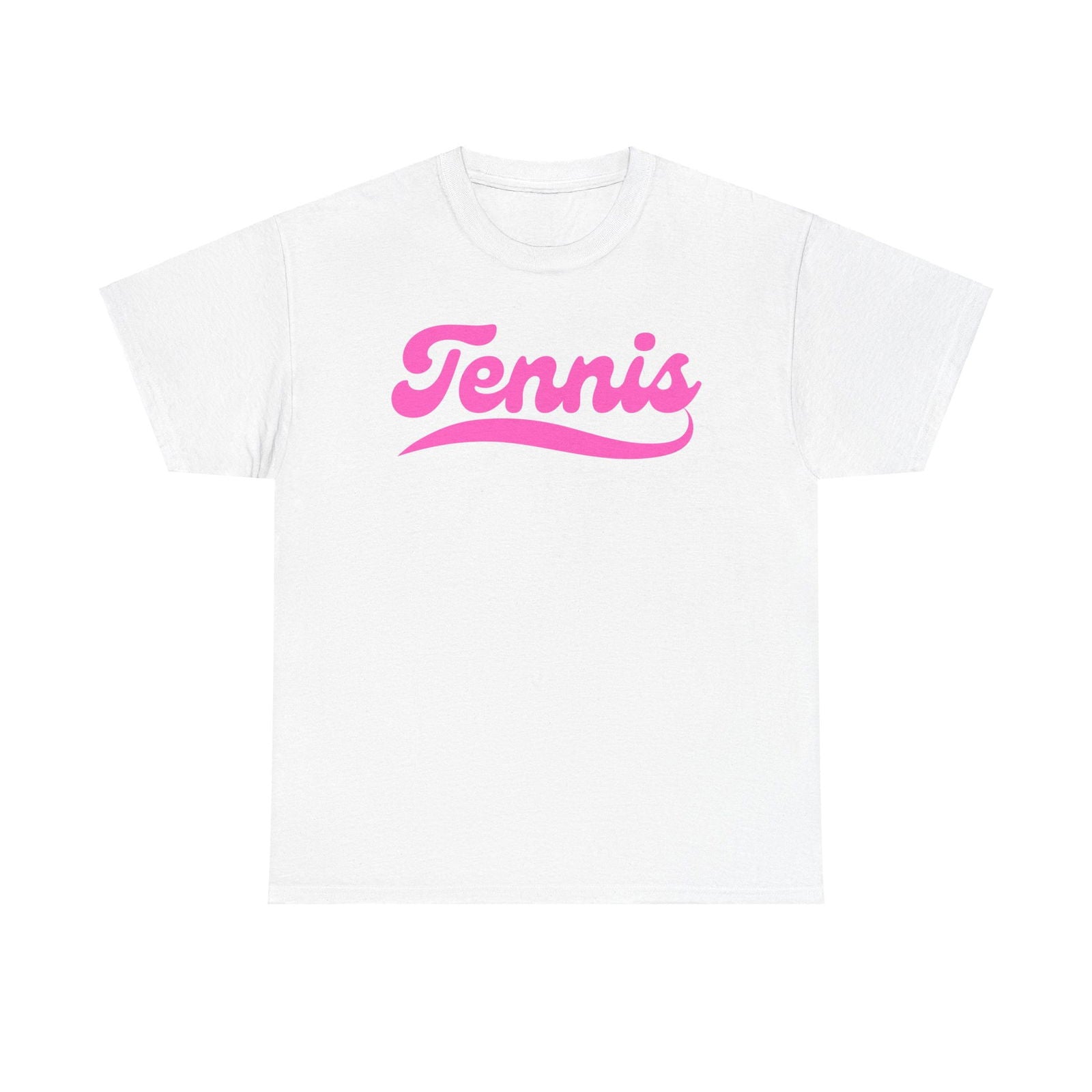 TENNIS 1 (White-Pink) - Tennis Basic Tee - GRANDSLAM PH