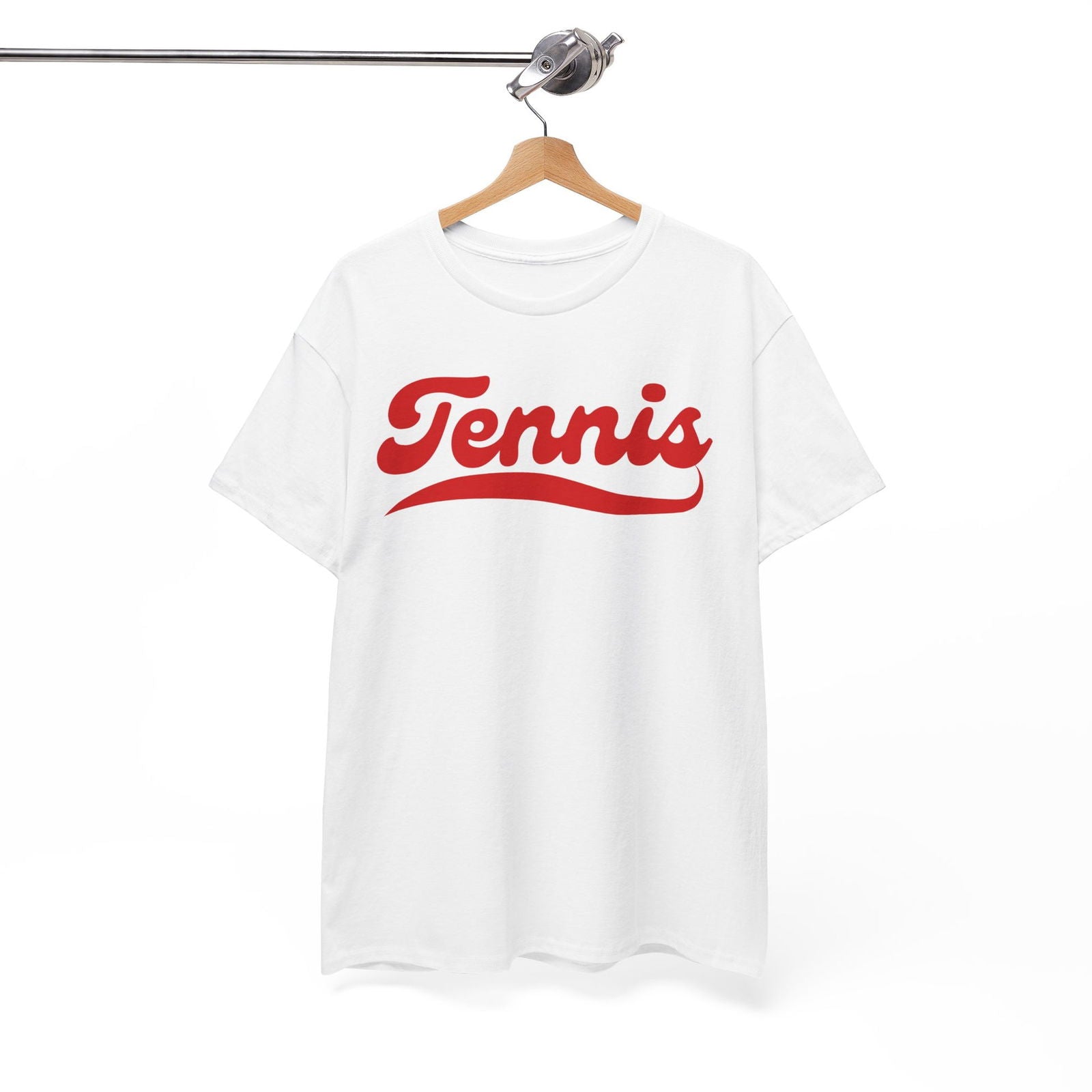 TENNIS 1 (White-Red) - Tennis Basic Tee - GRANDSLAM PH
