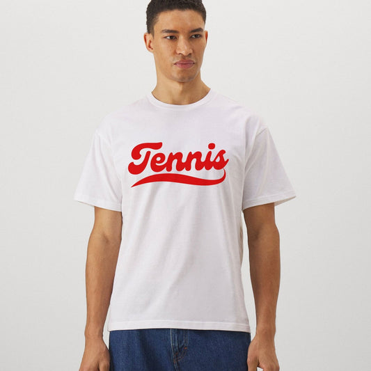 TENNIS 1 (White-Red) - Tennis (Dri Fit) - GRANDSLAM PH