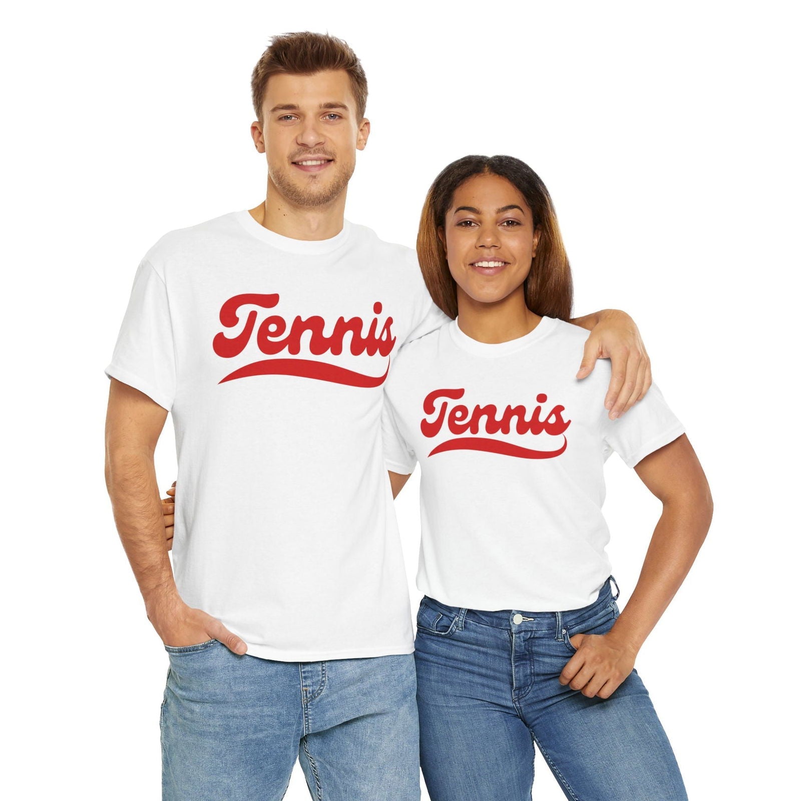 TENNIS 1 (White-Red) - Tennis (Dri Fit) - GRANDSLAM PH