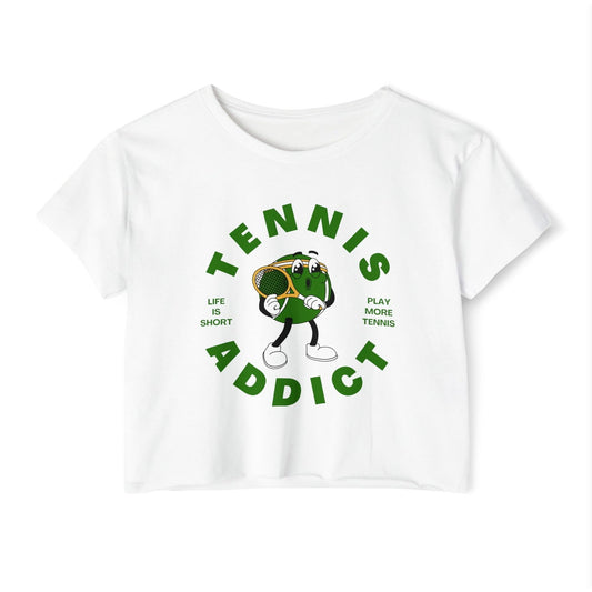 TENNIS ADDICT 1 - Crop Top - GRANDSLAM PH