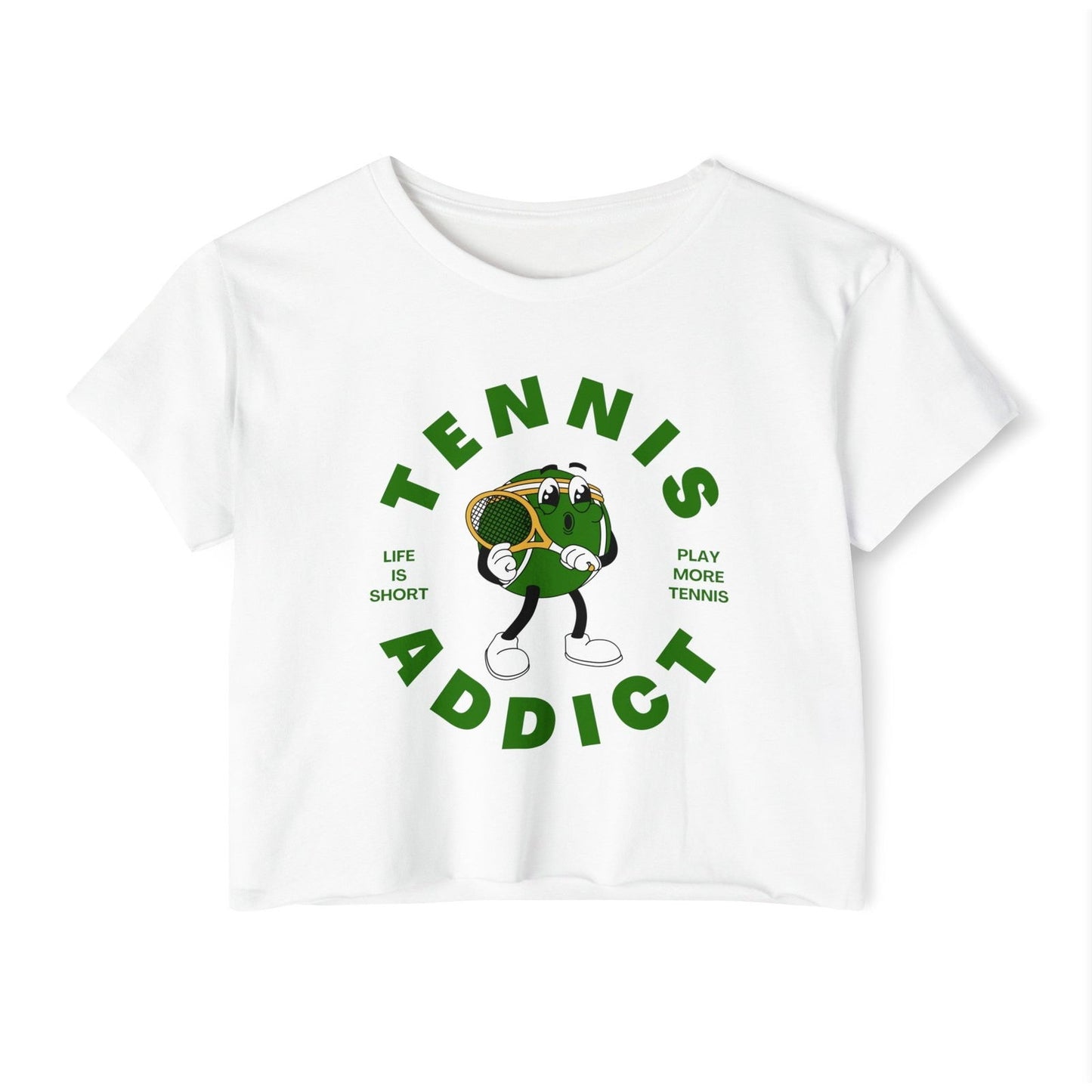 TENNIS ADDICT 1 - Tennis Crop Top