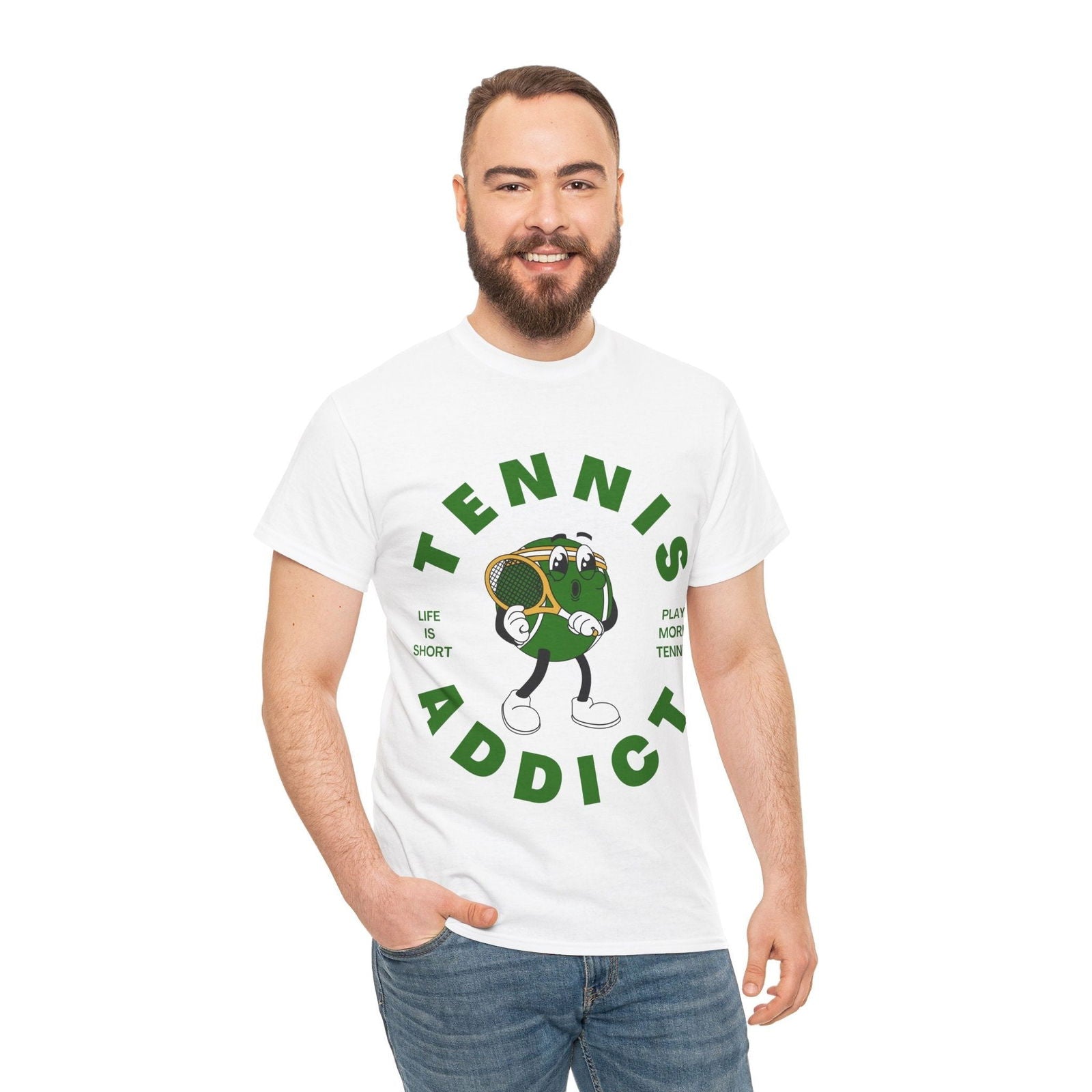 TENNIS ADDICT 1 - Tennis Basic Tee - GRANDSLAM PH