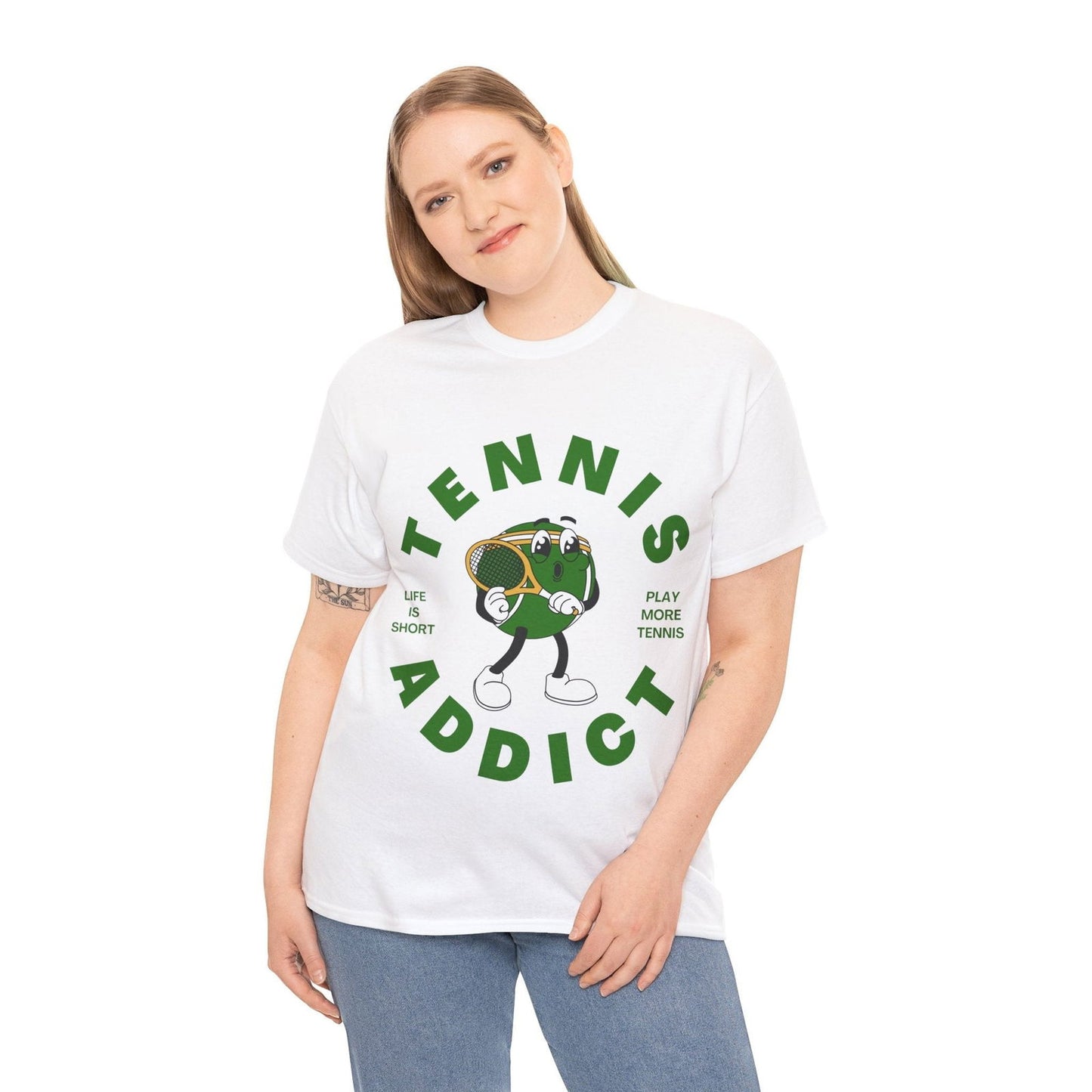 TENNIS ADDICT 1 - Tennis Basic Tee - GRANDSLAM PH