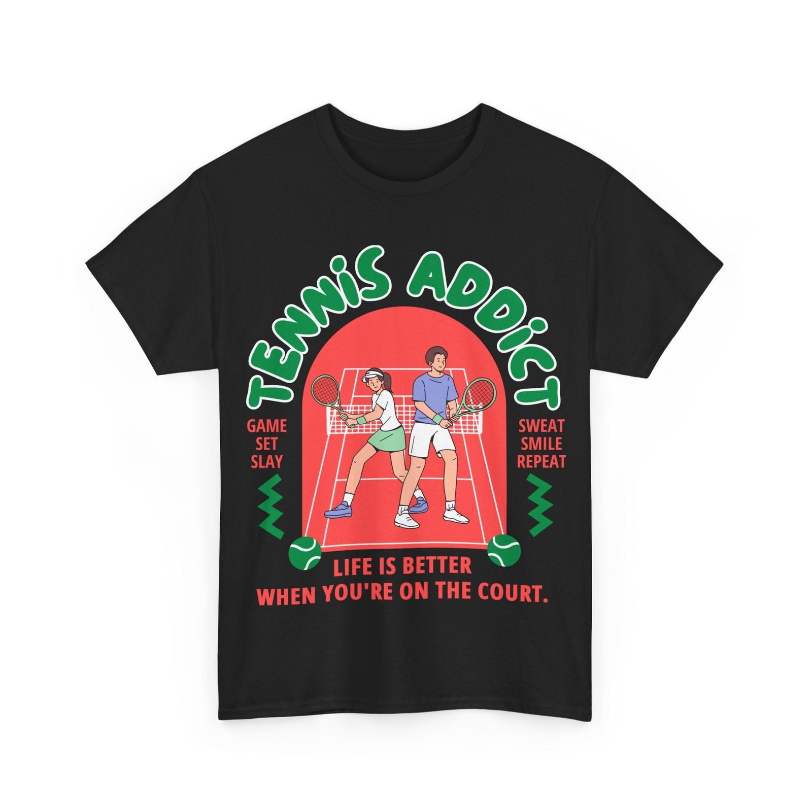 TENNIS ADDICT 2 - Tennis Basic Tee - GRANDSLAM PH