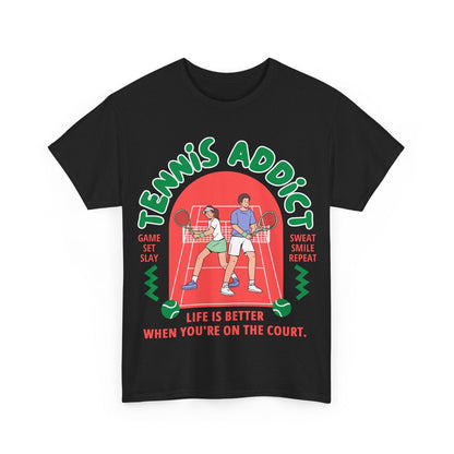 TENNIS ADDICT 2 - Tennis Basic Tee - GRANDSLAM PH