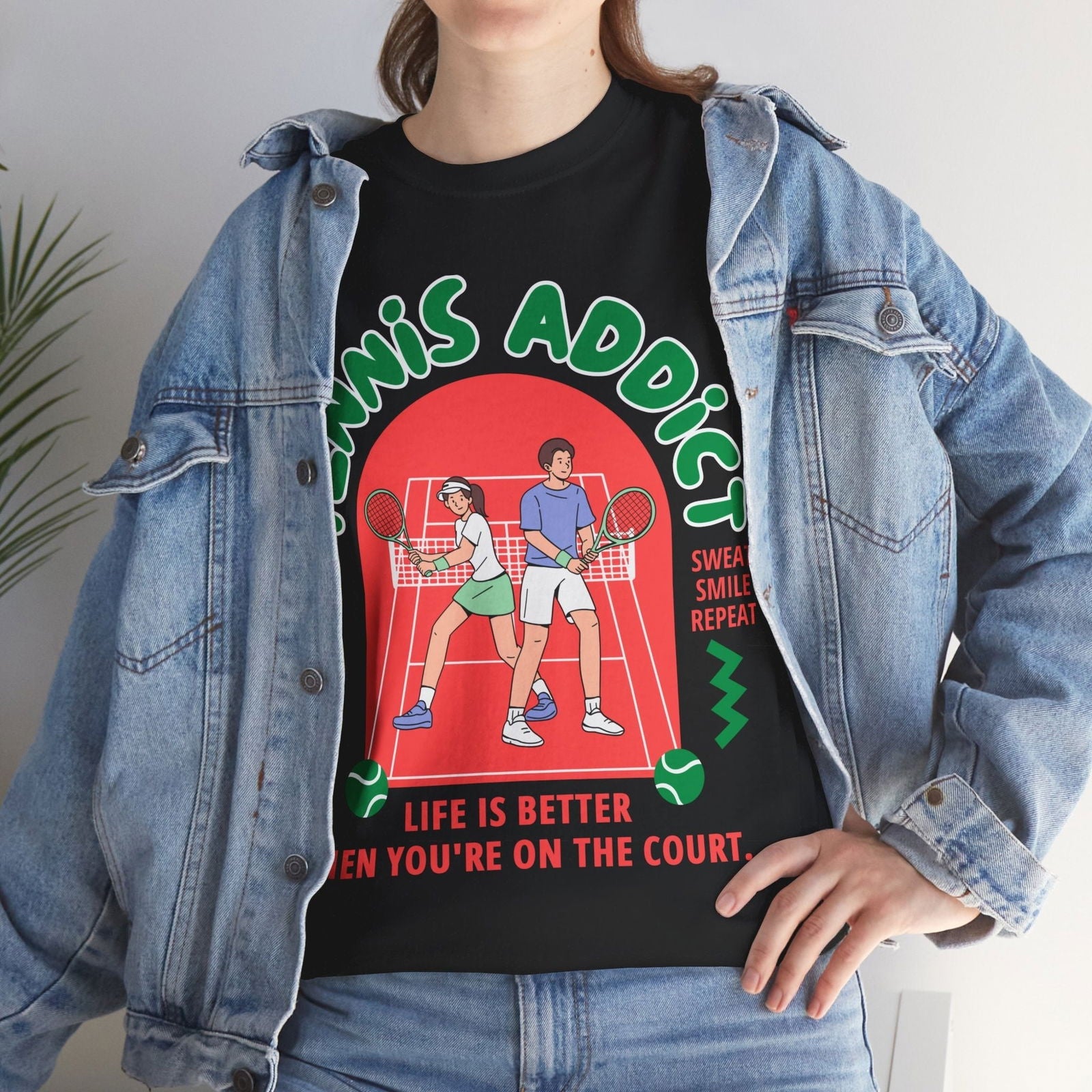 TENNIS ADDICT 2 - Tennis Basic Tee - GRANDSLAM PH