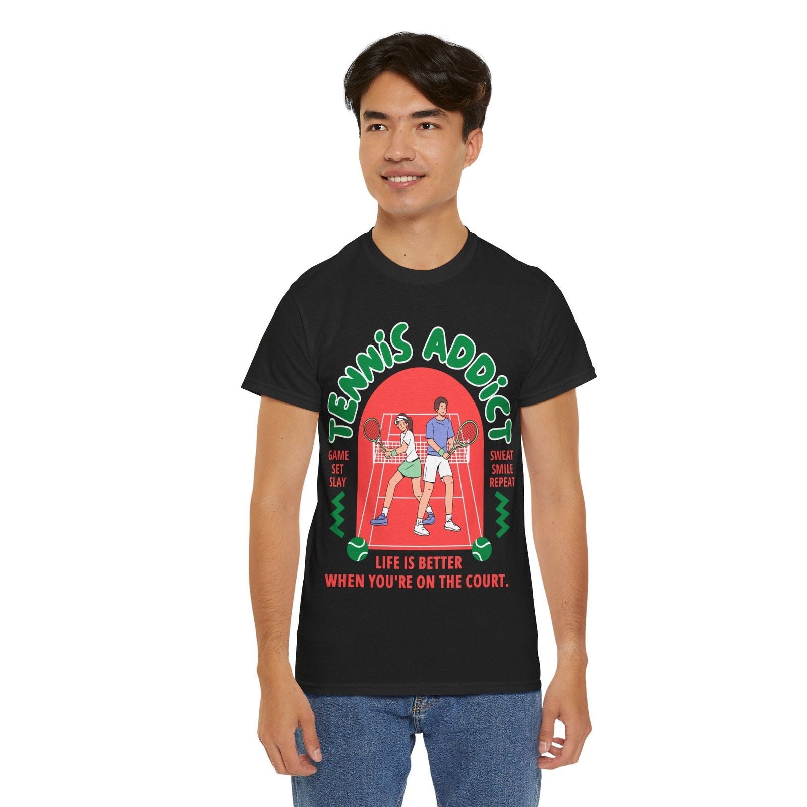TENNIS ADDICT 2 - Tennis Basic Tee - GRANDSLAM PH