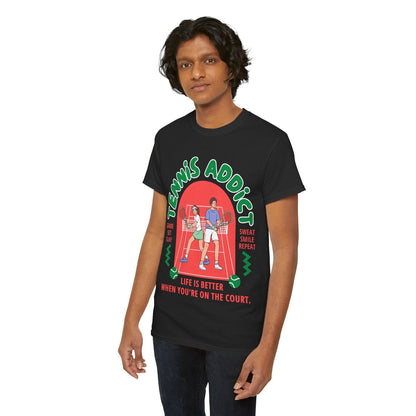TENNIS ADDICT 2 - Tennis Basic Tee - GRANDSLAM PH