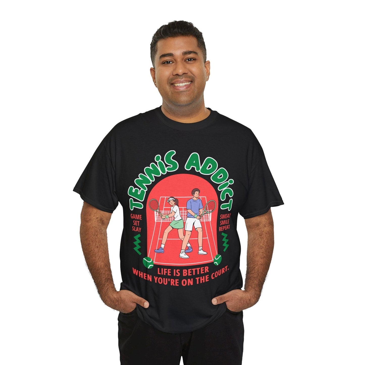 TENNIS ADDICT 2 - Tennis Basic Tee - GRANDSLAM PH