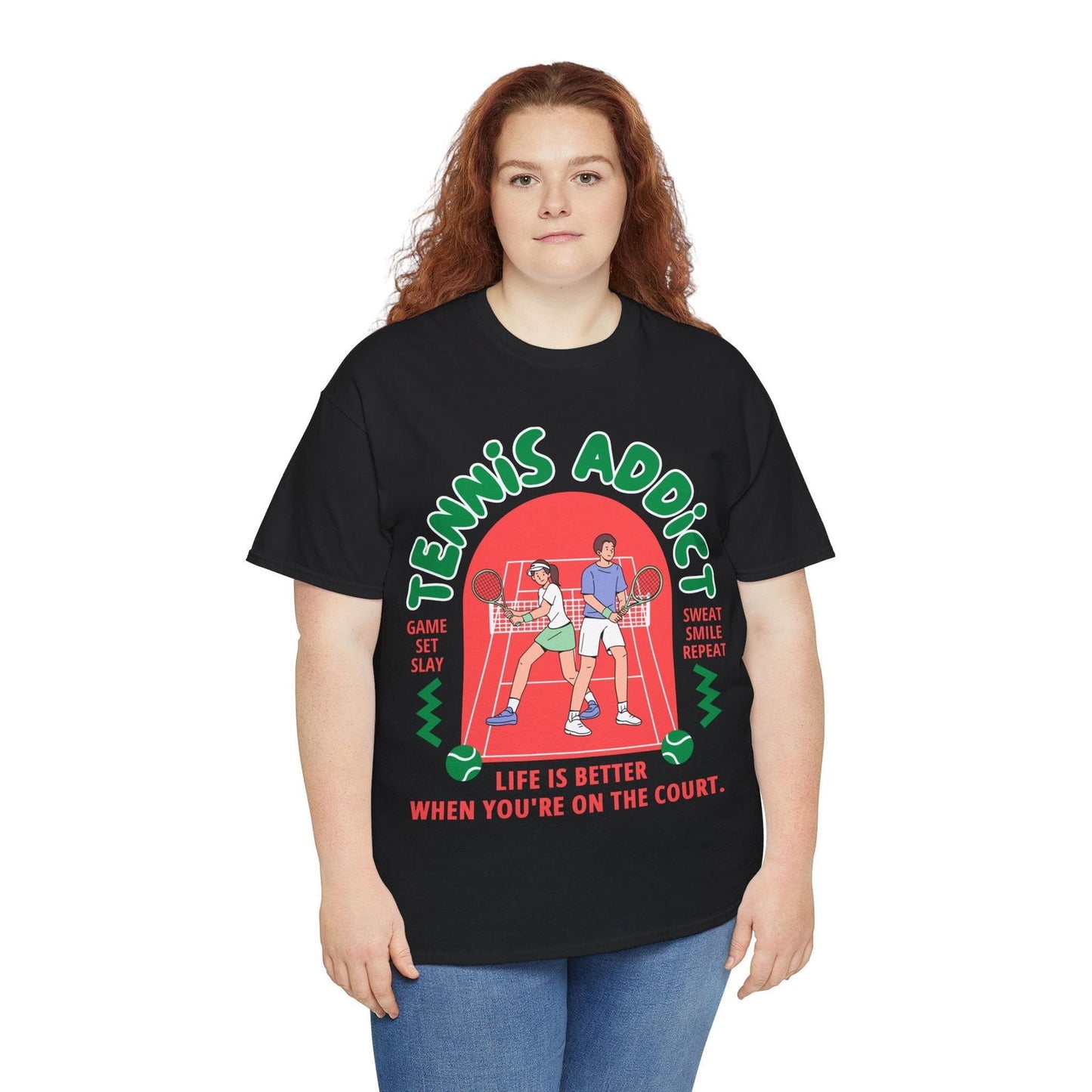 TENNIS ADDICT 2 - Tennis Basic Tee - GRANDSLAM PH