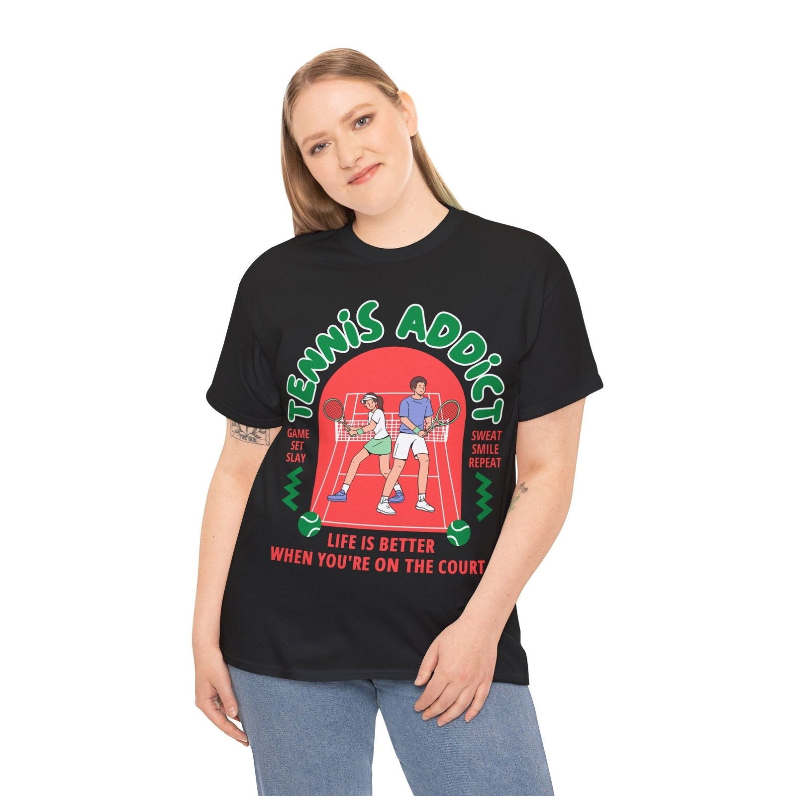 TENNIS ADDICT 2 - Tennis Basic Tee - GRANDSLAM PH