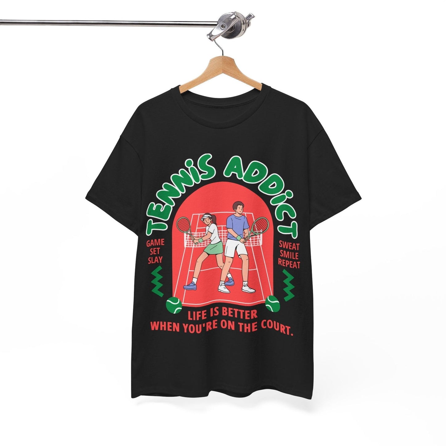 TENNIS ADDICT 2 - Tennis Basic Tee - GRANDSLAM PH