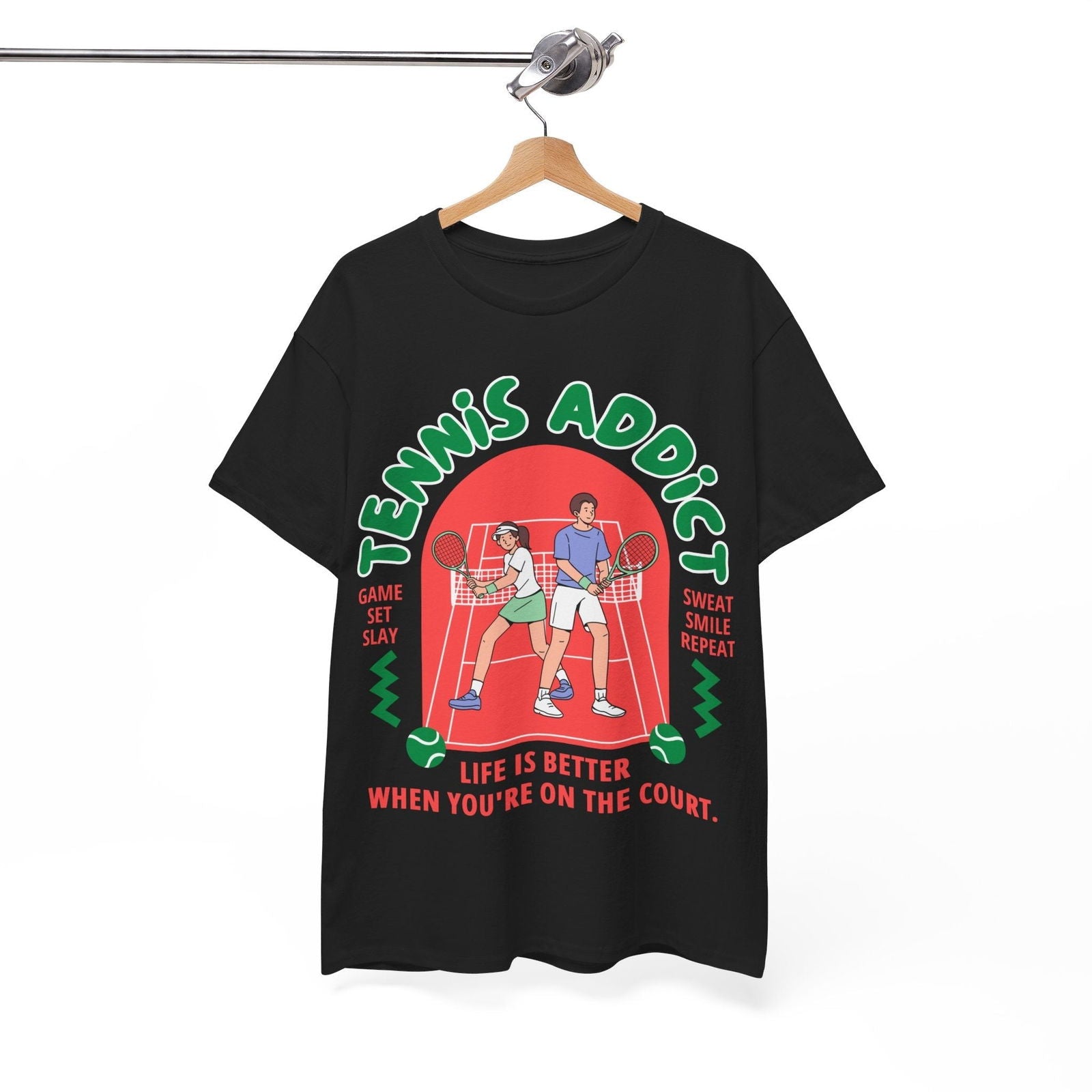 TENNIS ADDICT 2 - Tennis Basic Tee - GRANDSLAM PH