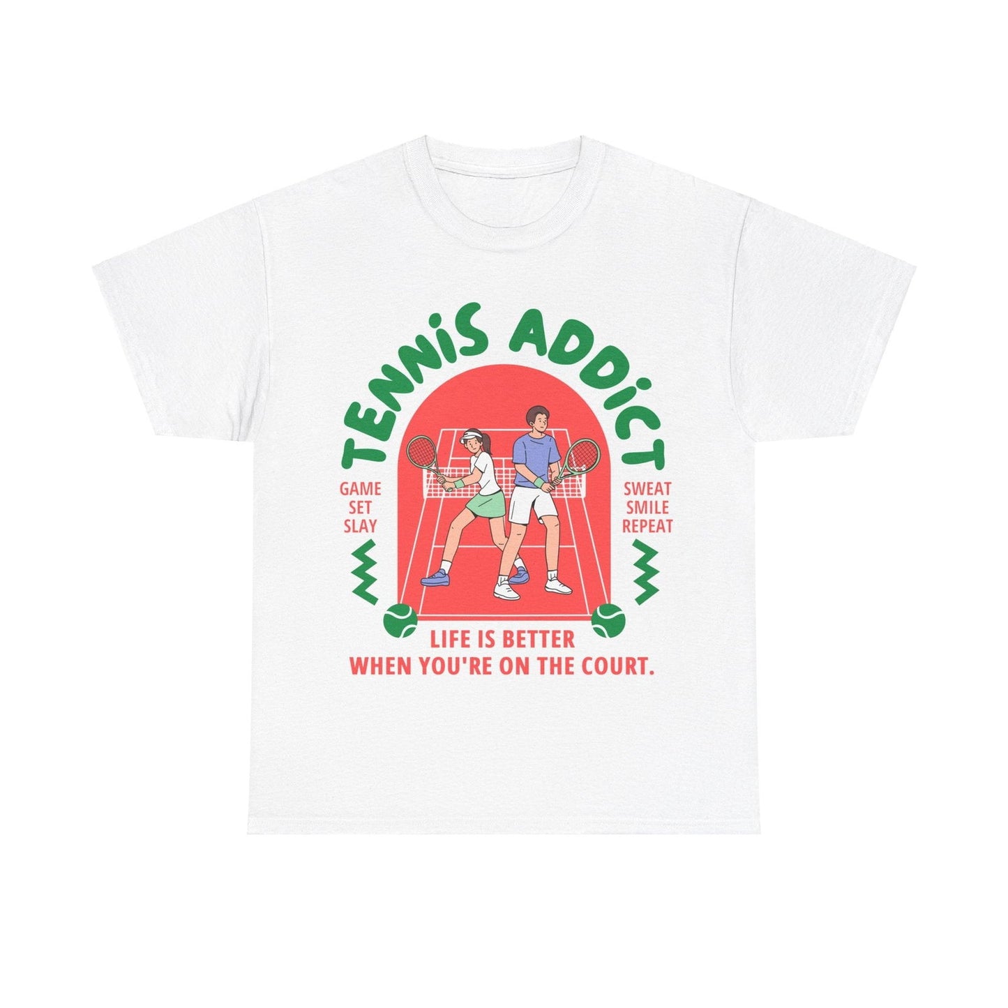 TENNIS ADDICT 2 - Tennis Basic Tee - GRANDSLAM PH