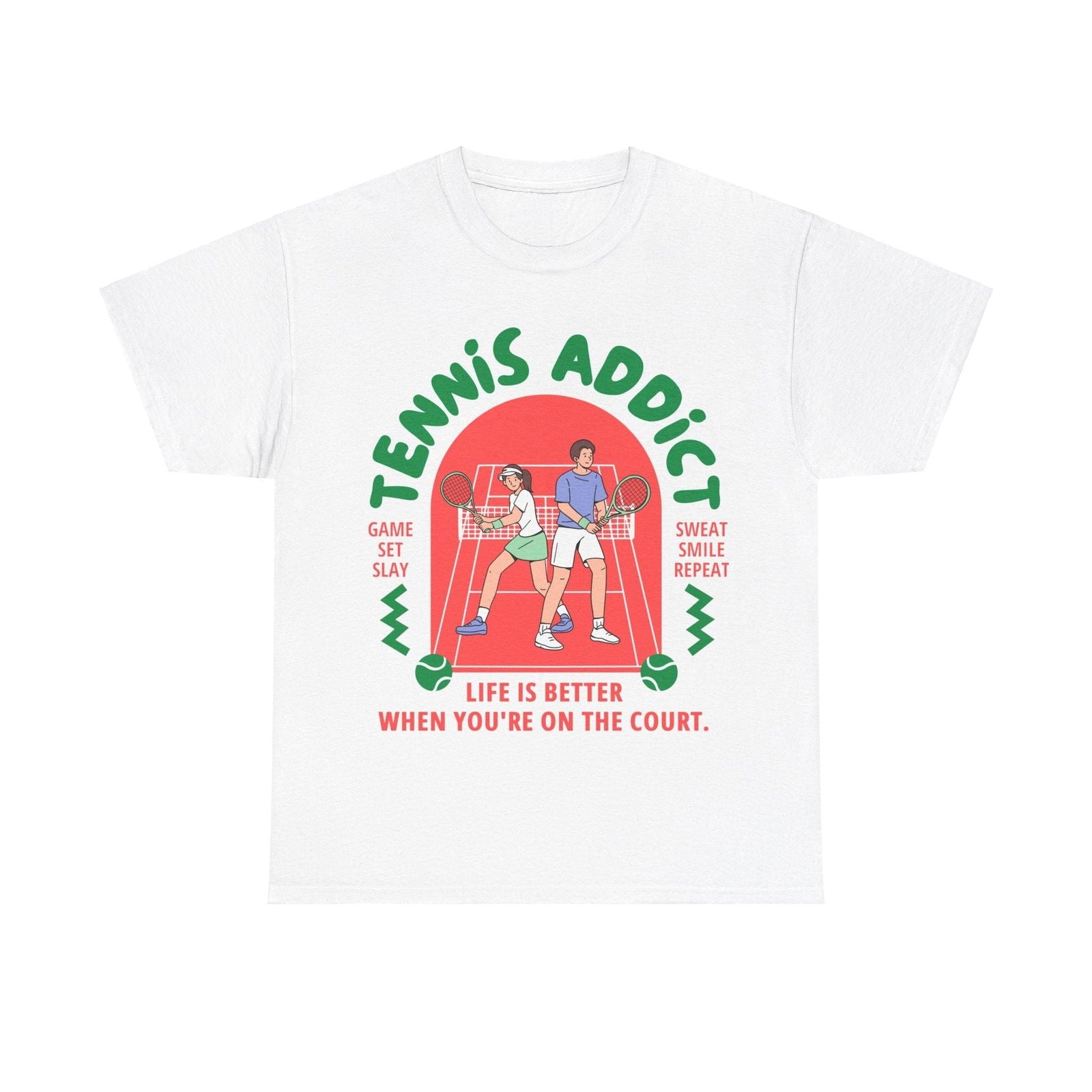 TENNIS ADDICT 2 - Tennis Basic Tee - GRANDSLAM PH