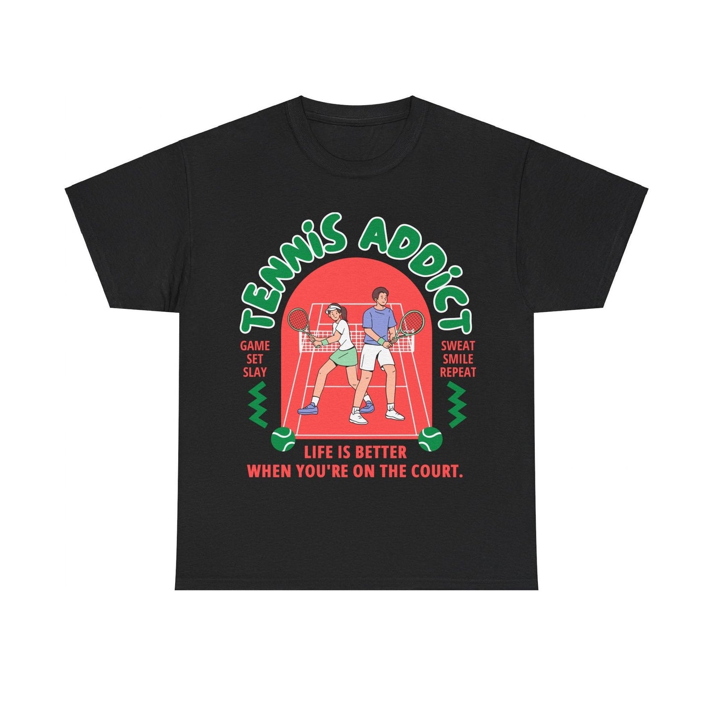 TENNIS ADDICT 2 - Tennis Basic Tee - GRANDSLAM PH