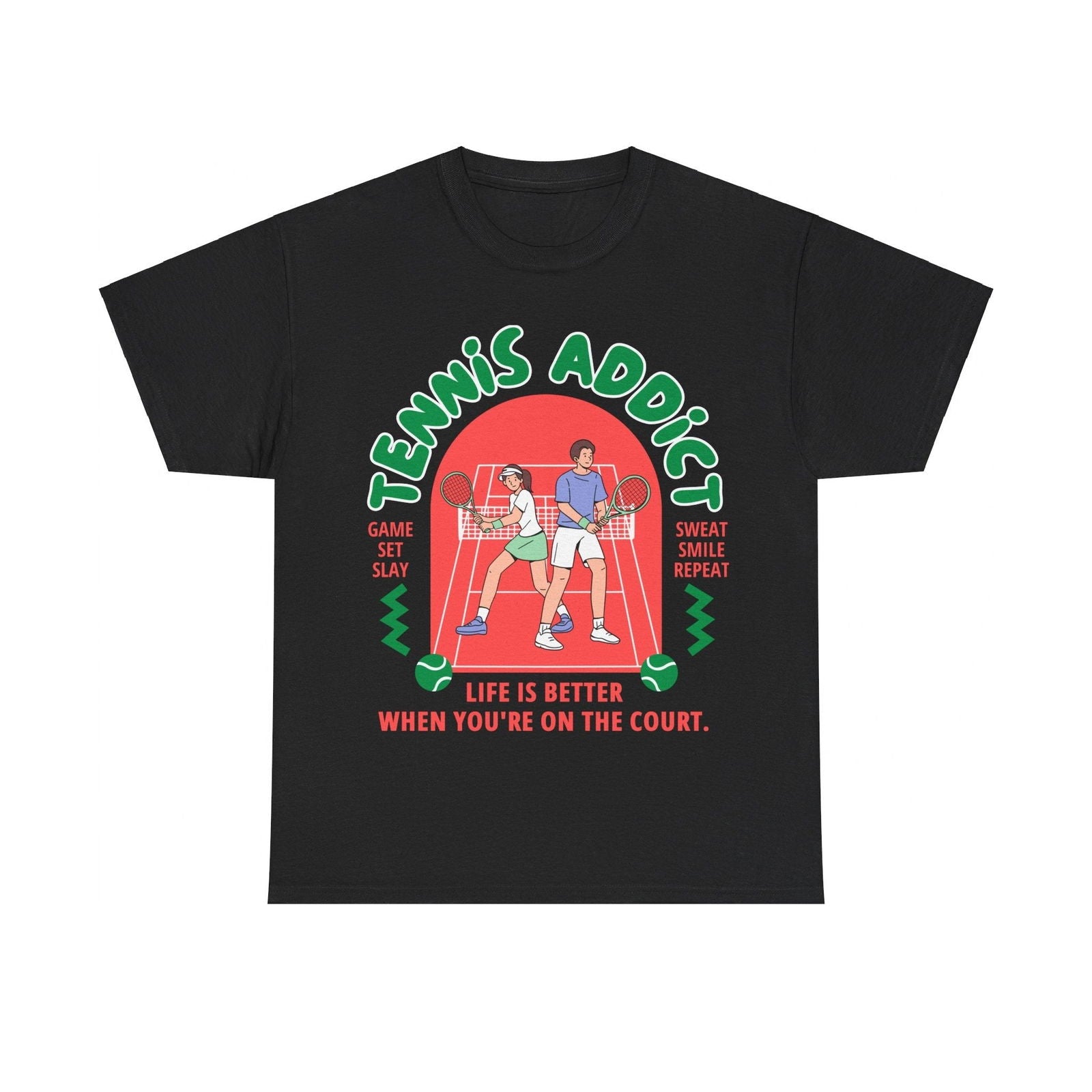 TENNIS ADDICT 2 - Tennis Basic Tee - GRANDSLAM PH