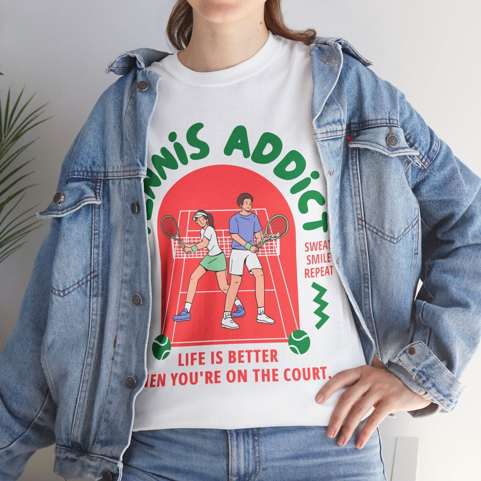 TENNIS ADDICT 2 - Tennis Basic Tee - GRANDSLAM PH