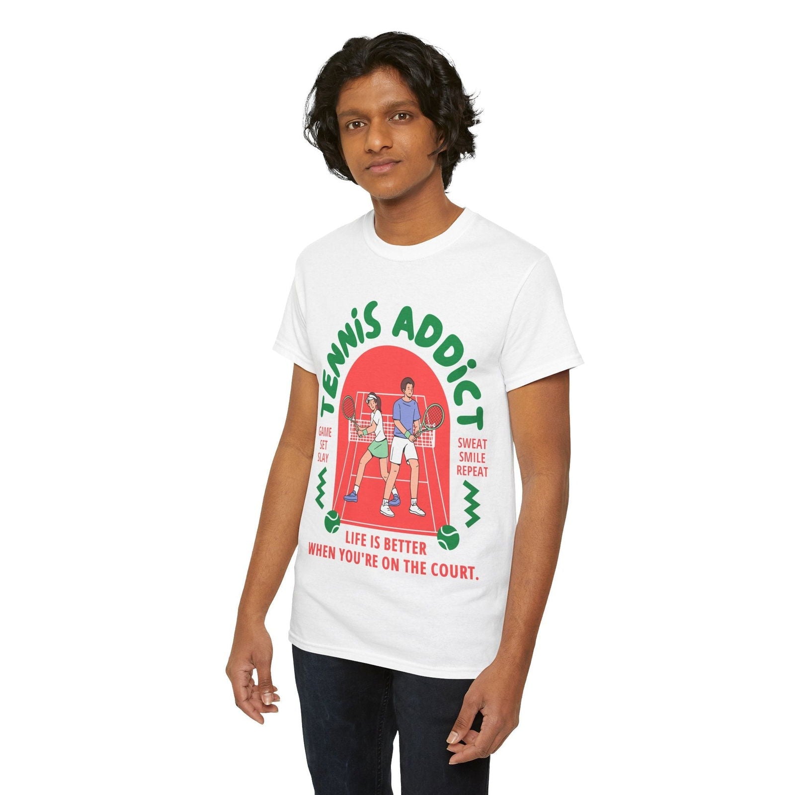 TENNIS ADDICT 2 - Tennis Basic Tee - GRANDSLAM PH