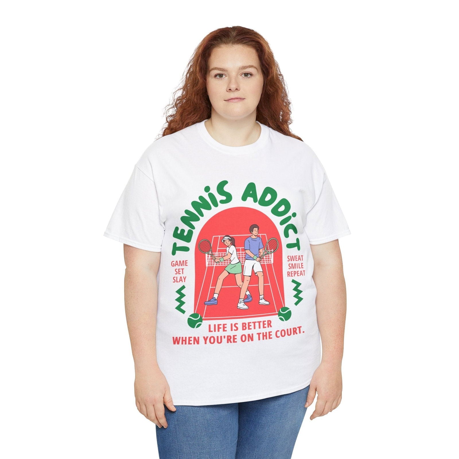 TENNIS ADDICT 2 - Tennis Basic Tee - GRANDSLAM PH