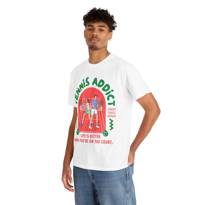 TENNIS ADDICT 2 - Tennis Basic Tee - GRANDSLAM PH