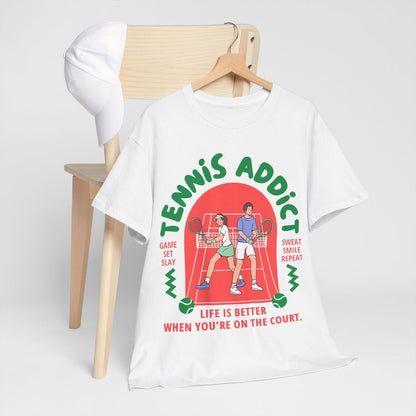TENNIS ADDICT 2 - Tennis Basic Tee - GRANDSLAM PH