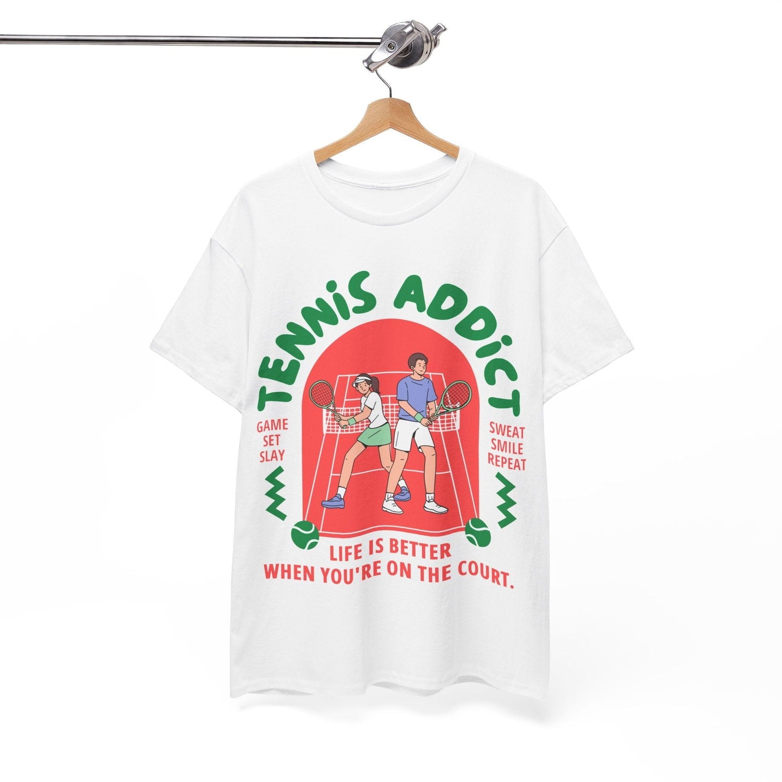 TENNIS ADDICT 2 - Tennis Basic Tee - GRANDSLAM PH