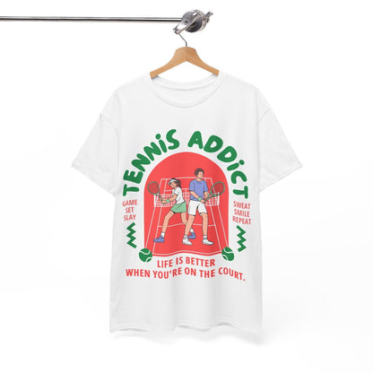 TENNIS ADDICT 2 - Tennis Basic Tee - GRANDSLAM PH