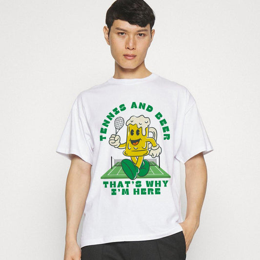 TENNIS & BEER - Tennis Basic Tee - GRANDSLAM PH