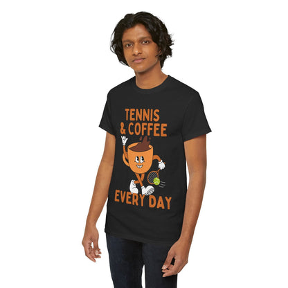 TENNIS & COFFEE EVERY DAY - Tennis Basic Tee - GRANDSLAM PH