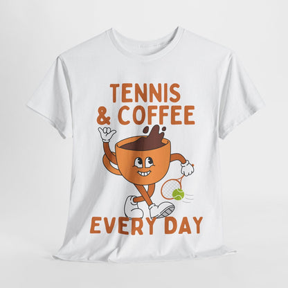 TENNIS & COFFEE EVERY DAY - Tennis Basic Tee - GRANDSLAM PH