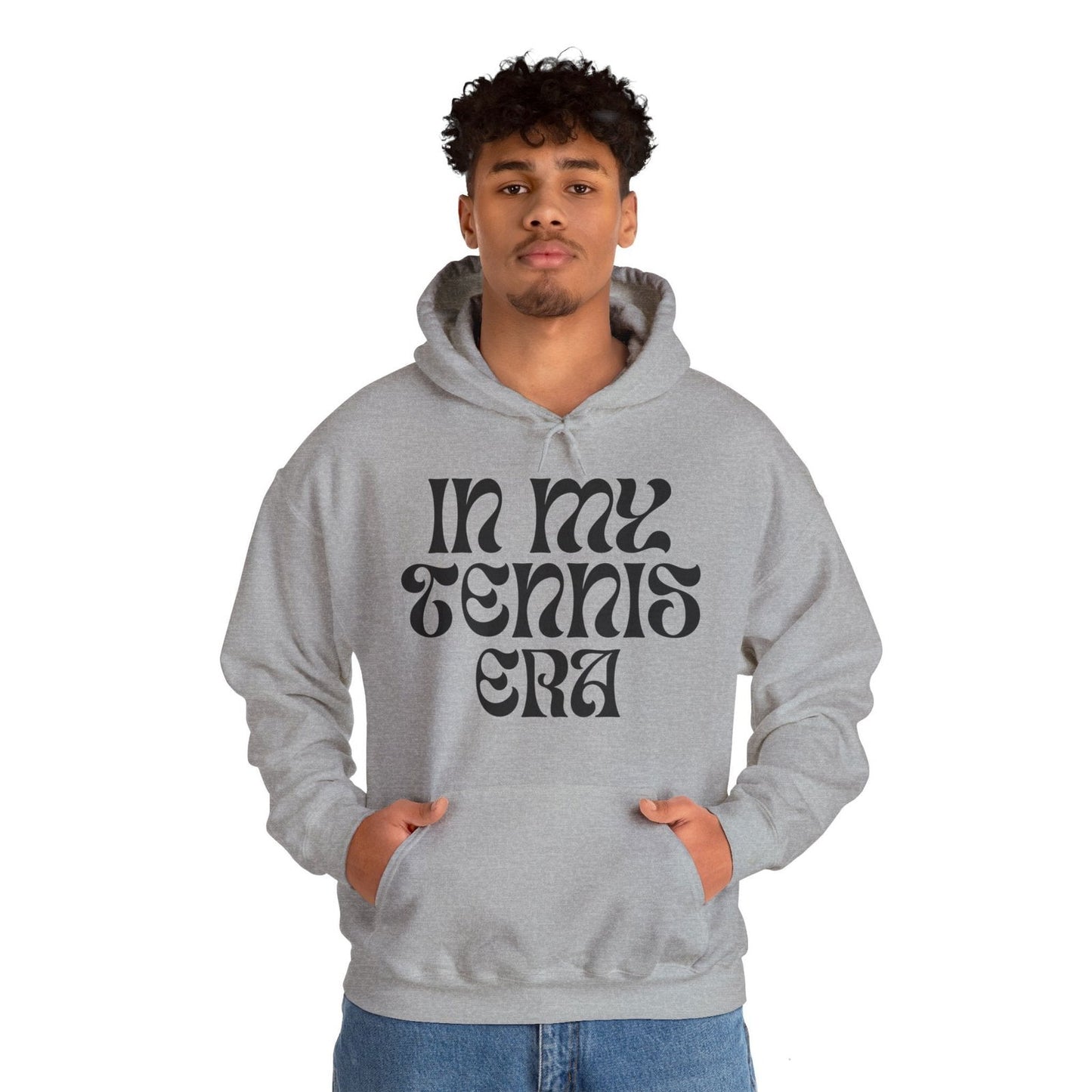 TENNIS ERA (Black & White)- Tennis Hoodie - GRANDSLAM PH