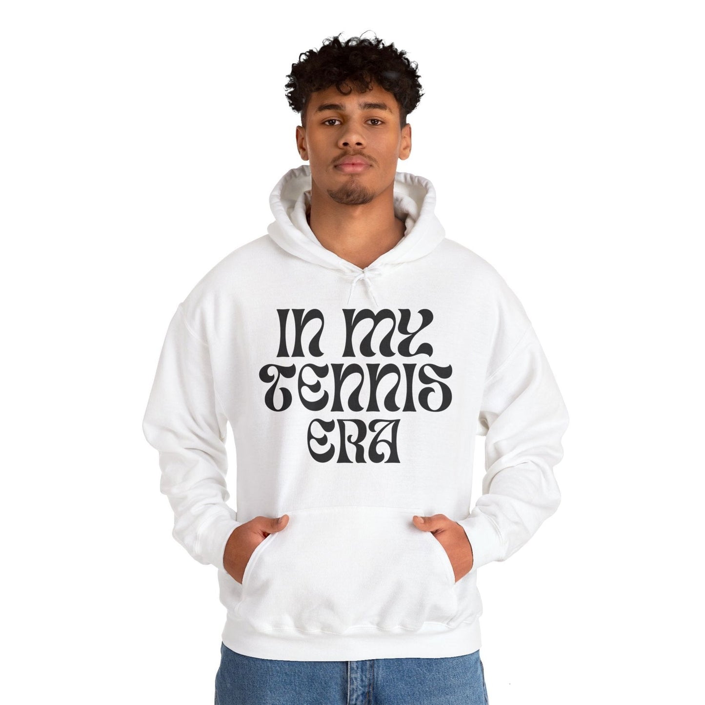 TENNIS ERA (Black & White)- Tennis Hoodie - GRANDSLAM PH
