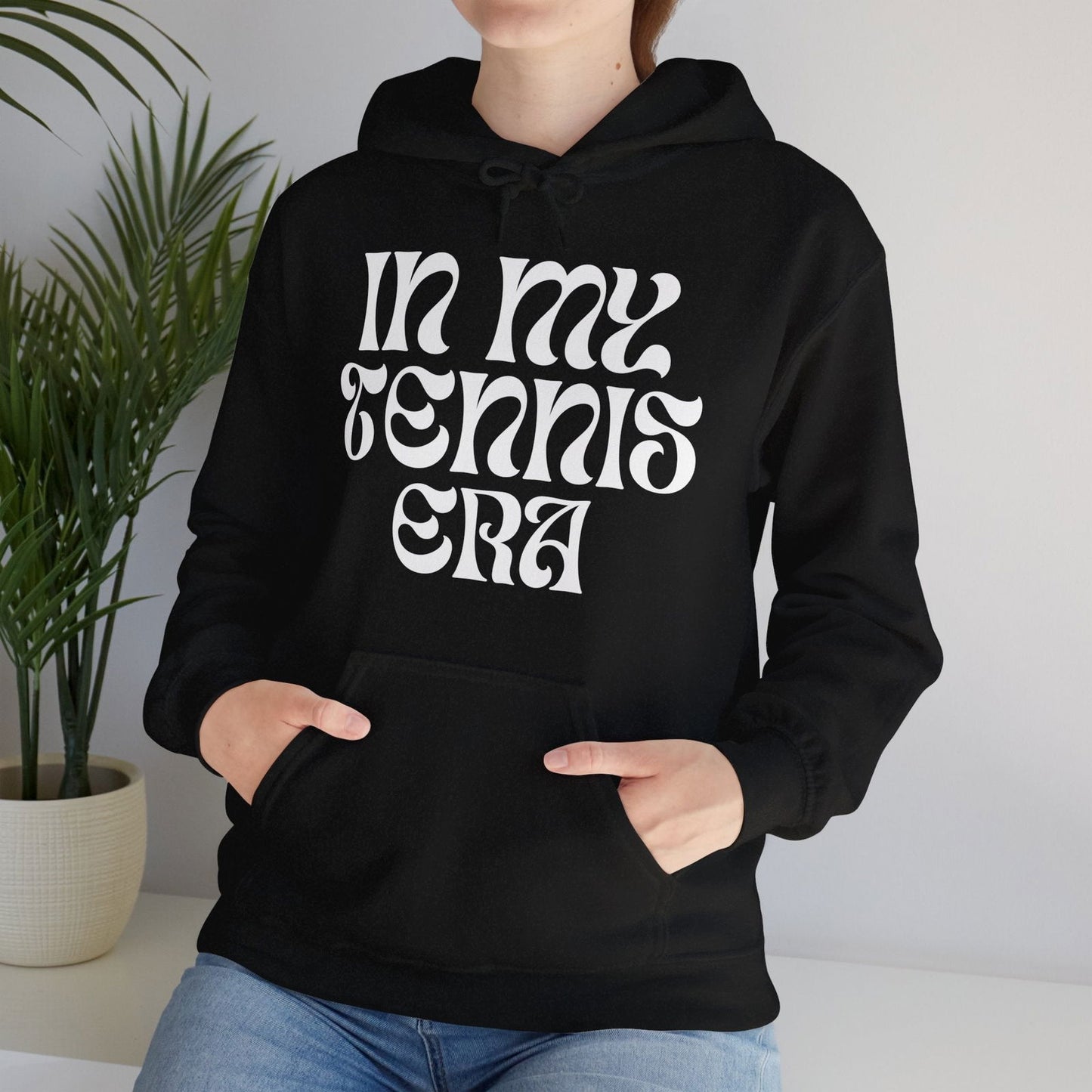 TENNIS ERA (Black & White)- Tennis Hoodie - GRANDSLAM PH