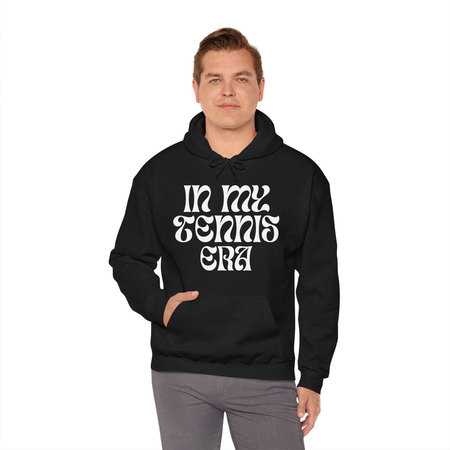 TENNIS ERA (Black & White)- Tennis Hoodie - GRANDSLAM PH