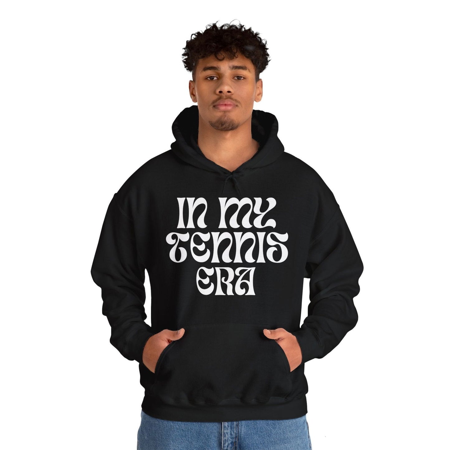 TENNIS ERA (Black & White)- Tennis Hoodie - GRANDSLAM PH