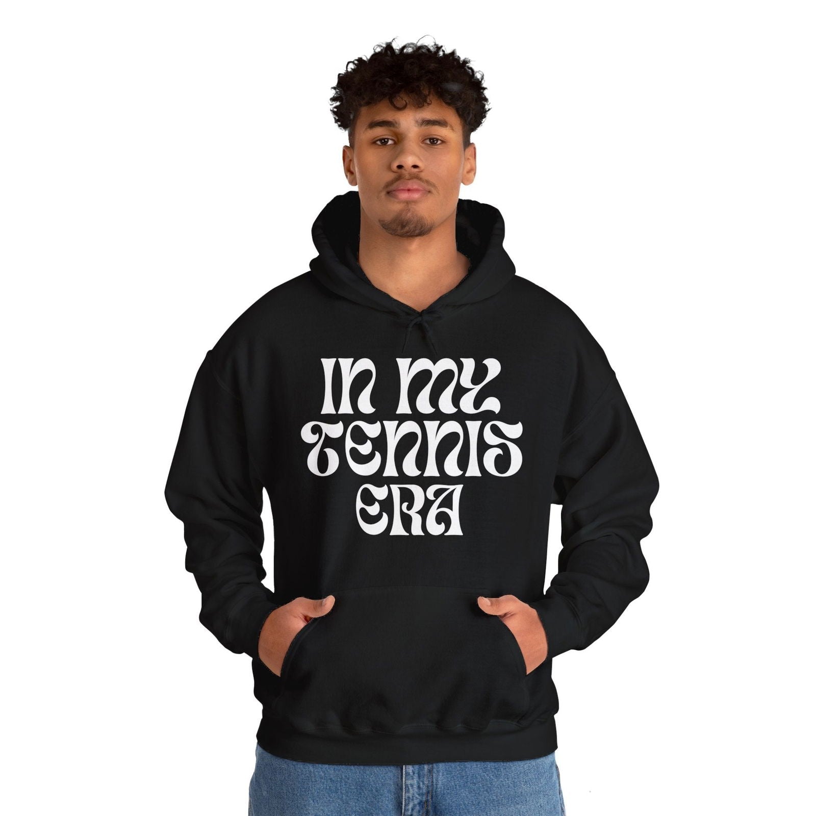 TENNIS ERA (Black & White)- Tennis Hoodie - GRANDSLAM PH