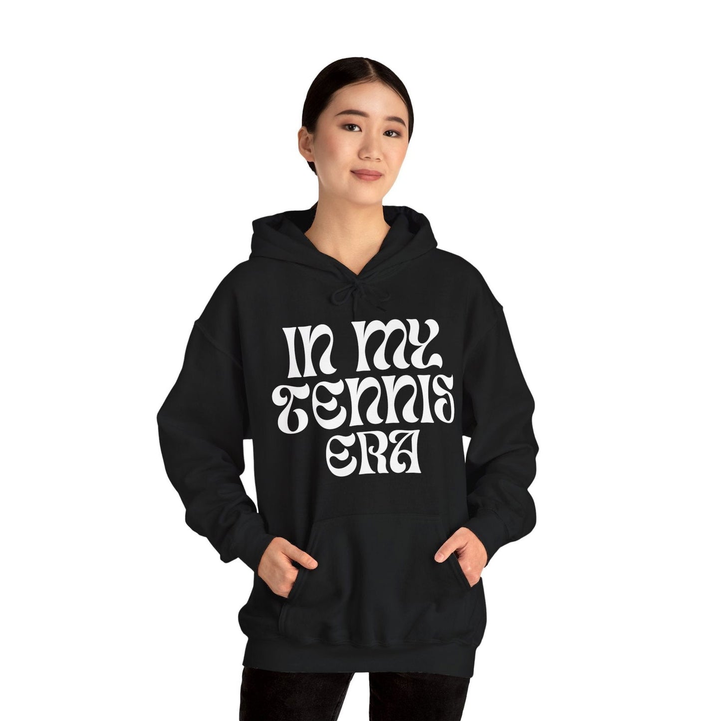 TENNIS ERA (Black & White)- Tennis Hoodie - GRANDSLAM PH